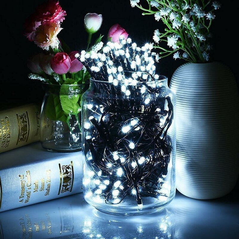 2 * 100 luces de cadena LED IP44 luces blancas frías impermeables de 8M para fiesta de Navidad
2 * 100 luces de cadena LED IP44 luces blancas frías impermeables de 8M para fiesta de Navidad