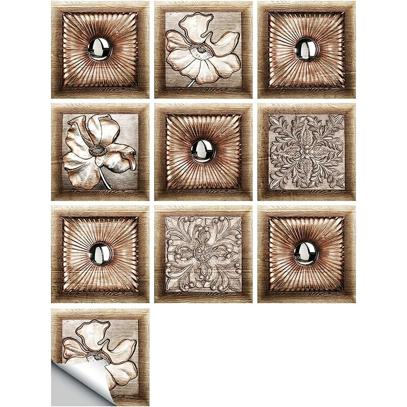 10 3D Impermeable Simulación Azulejos Pegatinas de pared Autoadhesivo Pared Flor Mural Decoración de pared Hogar Cocina Baño Dormitorio al aire libre
10 3D Impermeable Simulación Azulejos Pegatinas de pared Autoadhesivo Pared Flor Mural Decoración de pared Hogar Cocina Baño Dormitorio al aire libre