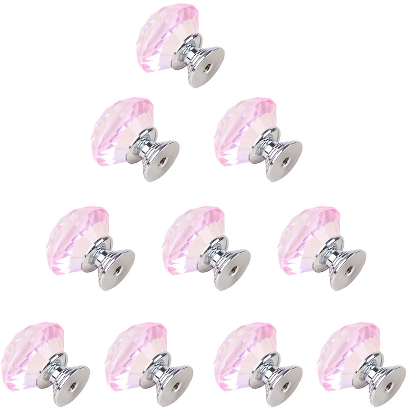 Stoex - 10PCS 30MM Tirador de Mueble Rosa Vidrio Cristalino Perilla de Puerta de Forma de Diamante Cajón Tirador para Aabinete Cajón Armario
Stoex - 10PCS 30MM Tirador de Mueble Rosa Vidrio Cristalino Perilla de Puerta de Forma de Diamante Cajón Tirador para Aabinete Cajón Armario