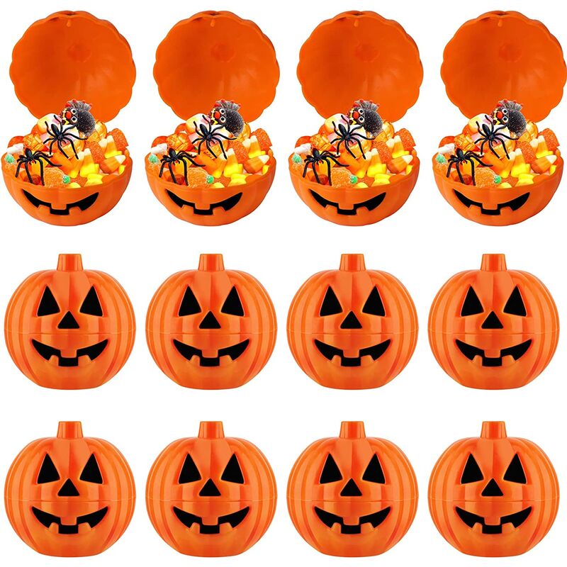 12 piezas de mini cajas de calabaza, mini caja de dulces de calabaza de Halloween, mini caja de dulces de calabaza de Halloween para truco o trato,
12 piezas de mini cajas de calabaza, mini caja de dulces de calabaza de Halloween, mini caja de dulces de calabaza de Halloween para truco o trato,