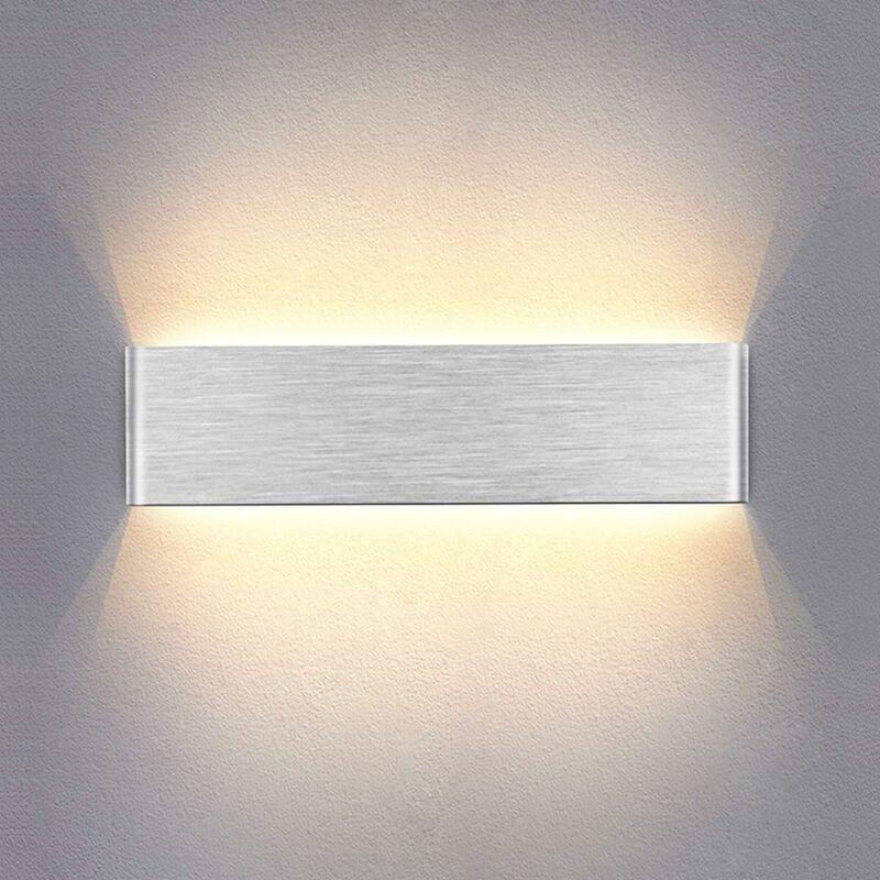 Stoex - 14W Led Lámpara de Pared Interior (Plata) Moderna Apliques de Pared Moda Luz de Ambiente Blanco Cálido
Stoex - 14W Led Lámpara de Pared Interior (Plata) Moderna Apliques de Pared Moda Luz de Ambiente Blanco Cálido