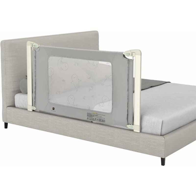 150 cm Barandilla de la Cama Altura Ajustable Barrera de Cama con Accesorios de Conexió para Camas Dobles,Queen y King
150 cm Barandilla de la Cama Altura Ajustable Barrera de Cama con Accesorios de Conexió para Camas Dobles,Queen y King