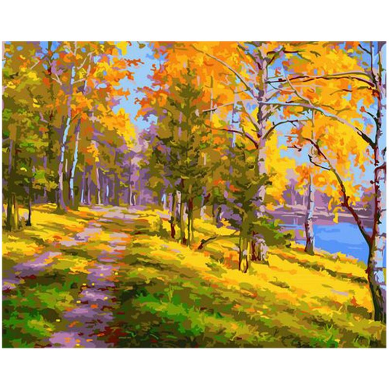 Happyshopping - 16 x 20 pulgadas DIY Pintura al oleo sobre lienzo Pintura por numero Kit Patron de bosque para adultos Ninos Principiante Artesania
Happyshopping - 16 x 20 pulgadas DIY Pintura al oleo sobre lienzo Pintura por numero Kit Patron de bosque para adultos Ninos Principiante Artesania