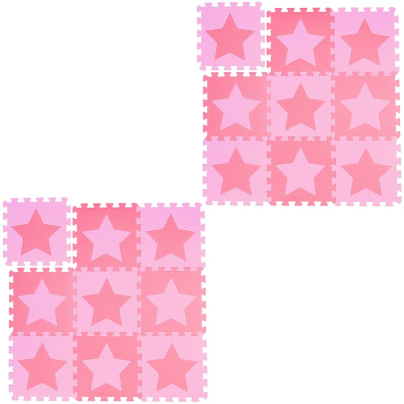 18 Losas Alfombra Puzle Bebé, Goma EVA, Colchoneta Niños, sin Sustancias Nocivas, Suelo Juego, Gateo, Rosado y Fucsia
18 Losas Alfombra Puzle Bebé, Goma EVA, Colchoneta Niños, sin Sustancias Nocivas, Suelo Juego, Gateo, Rosado y Fucsia