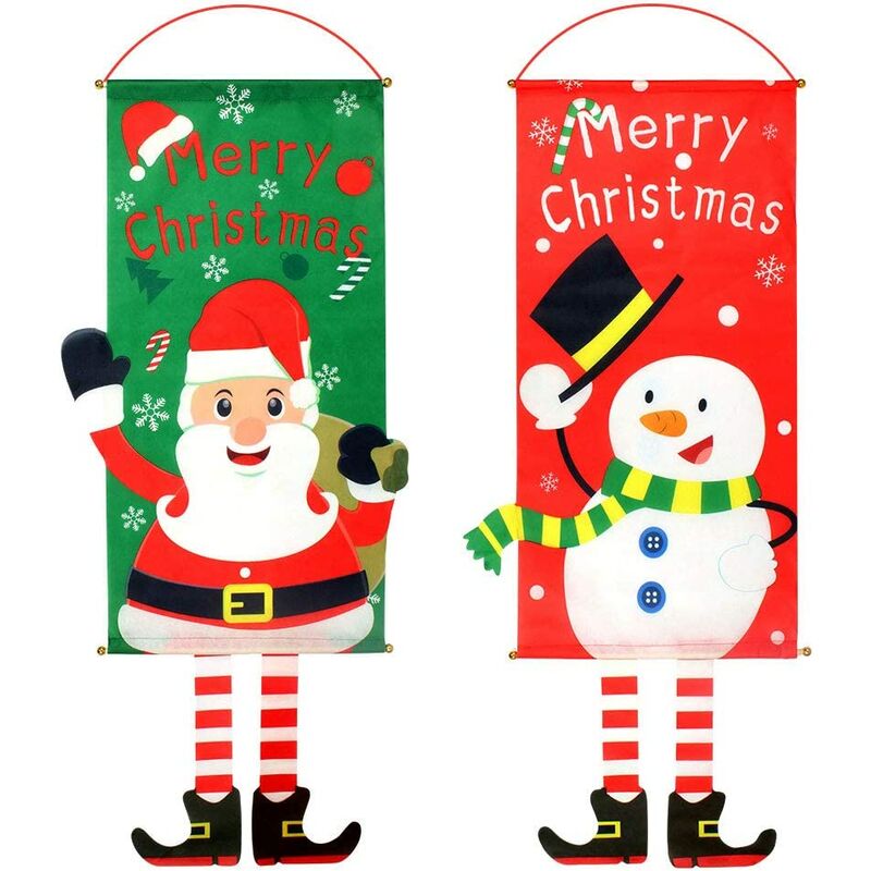 2 banderas navideñas colgantes, pancartas de feliz Navidad, pancartas navideñas para puertas, ventanas, interiores, exteriores, decoración (Papá
2 banderas navideñas colgantes, pancartas de feliz Navidad, pancartas navideñas para puertas, ventanas, interiores, exteriores, decoración (Papá