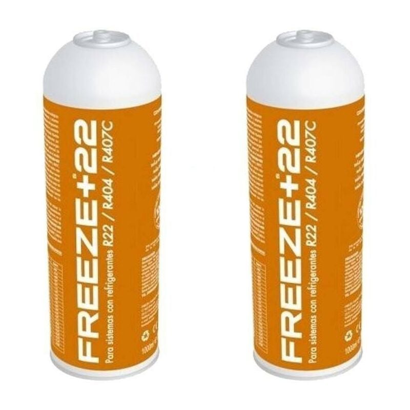 Reporshop - 2 Botellas Gas Ecologico Refrigerante Freeze +22 400Gr Organico Sustituto R22, R404, R407C
Reporshop - 2 Botellas Gas Ecologico Refrigerante Freeze +22 400Gr Organico Sustituto R22, R404, R407C