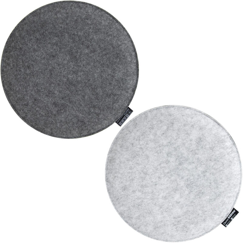 Dunedesign - 2 Cojines de Fieltro para Sillas Ø 35x3 Cojín de Asiento Redondo 2-Colores Gris
Dunedesign - 2 Cojines de Fieltro para Sillas Ø 35x3 Cojín de Asiento Redondo 2-Colores Gris