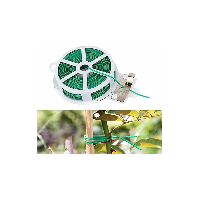 2 corbatas giratorias de jardinería de 50 m, corbatas multifunción para plantas, corbata suave para vegetales con cortador, planta con cortador para
2 corbatas giratorias de jardinería de 50 m, corbatas multifunción para plantas, corbata suave para vegetales con cortador, planta con cortador para