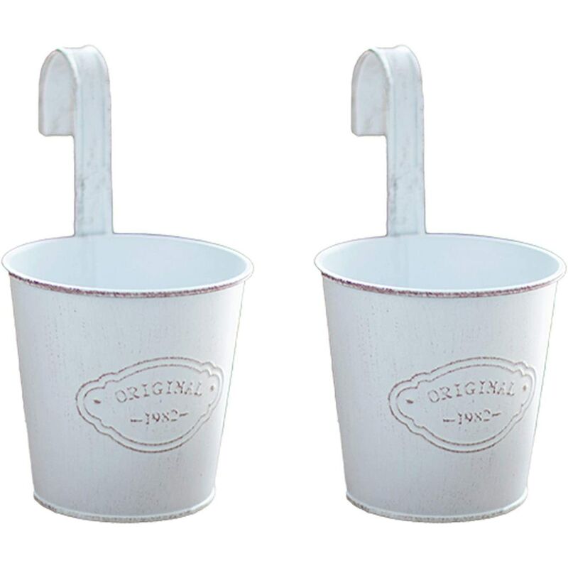 2 macetas colgantes de hierro forjado con ganchos, soportes de flores de colores para balcón, jardín y decoración del hogar
2 macetas colgantes de hierro forjado con ganchos, soportes de flores de colores para balcón, jardín y decoración del hogar