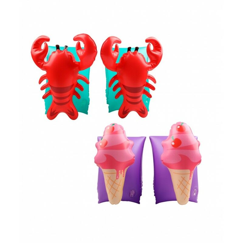 2 pares de manguitos inflables para niños 3-6 años. Para piscina y playa - Langosta Helado - Multicolor
2 pares de manguitos inflables para niños 3-6 años. Para piscina y playa - Langosta Helado - Multicolor