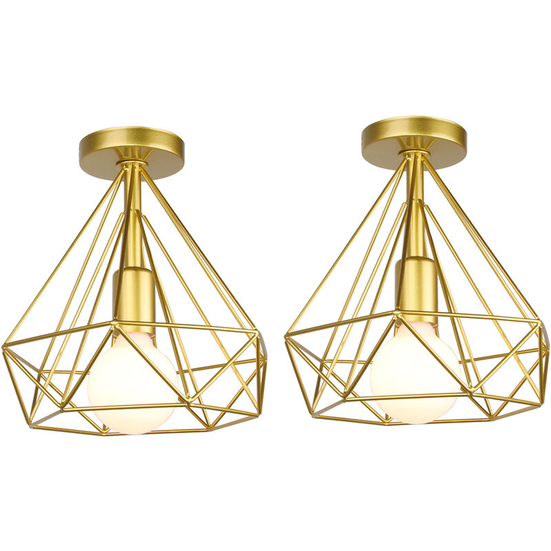 2 pcs lámpara techo arte hierro creativo moderno industrial retro metal sala estar bar restaurante lámpara iluminación Ø25cm - Dorado
2 pcs lámpara techo arte hierro creativo moderno industrial retro metal sala estar bar restaurante lámpara iluminación Ø25cm - Dorado