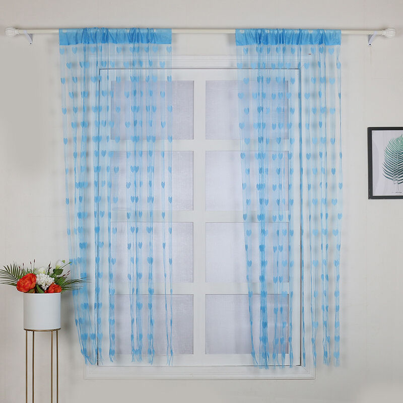 2 pedazos de cielo azul romantica pequeno muro cortina cortina de amor del corazon porche linea de cortina de puerta de la borla de 100 x 200 cm
2 pedazos de cielo azul romantica pequeno muro cortina cortina de amor del corazon porche linea de cortina de puerta de la borla de 100 x 200 cm