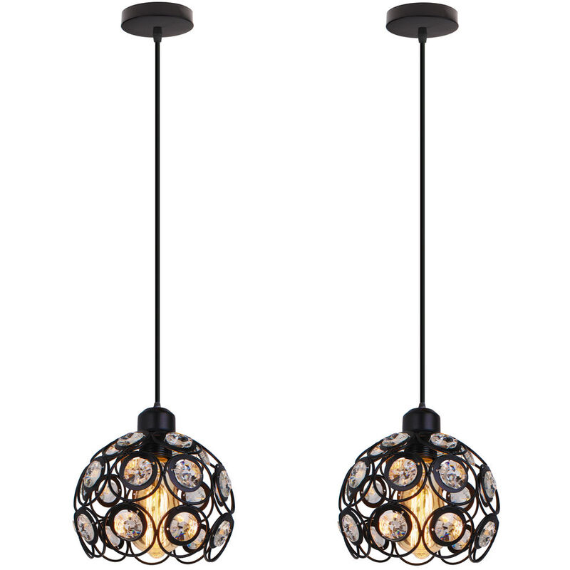 2 Piezas Lámpara de Techo Clásica Retro de Ø20CM Lámparas de Colgar de Cristal Moderna Lámpara de Techo de Metal Creativa para Dormitorio Bar Oficina
2 Piezas Lámpara de Techo Clásica Retro de Ø20CM Lámparas de Colgar de Cristal Moderna Lámpara de Techo de Metal Creativa para Dormitorio Bar Oficina