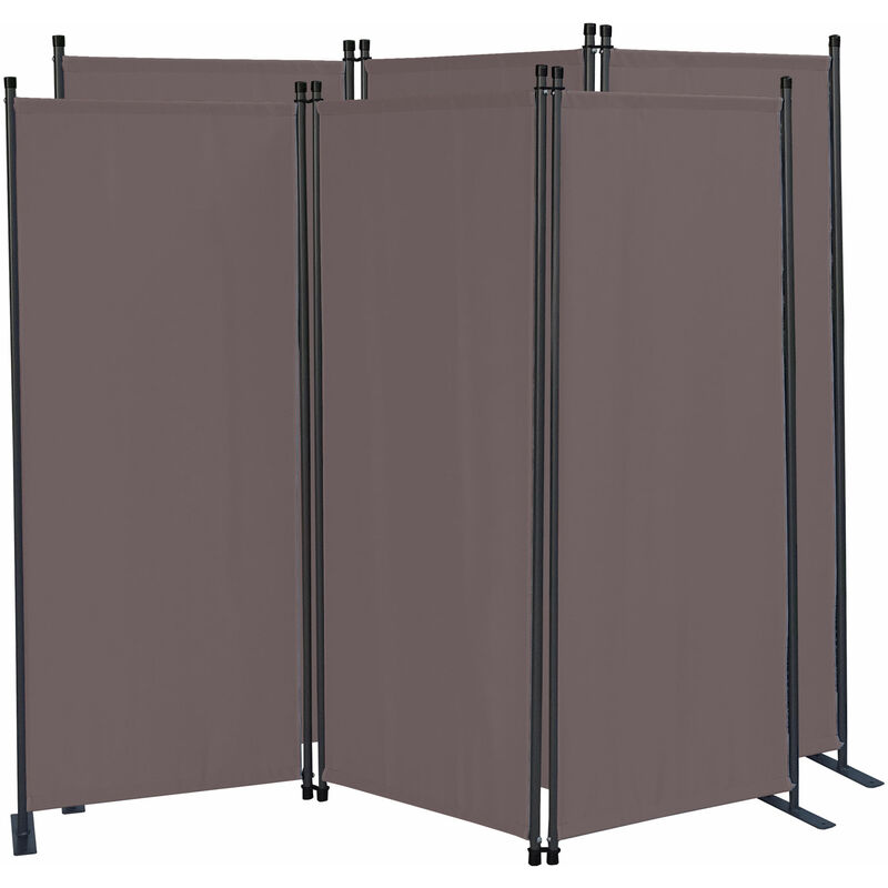 2 piezas Paravent 170 x 165 cm Tejido Divisor de habitación Jardín 3-Partición Pared de separación Plegable Balcón Pantalla de privacidad Gris Marrón
2 piezas Paravent 170 x 165 cm Tejido Divisor de habitación Jardín 3-Partición Pared de separación Plegable Balcón Pantalla de privacidad Gris Marrón