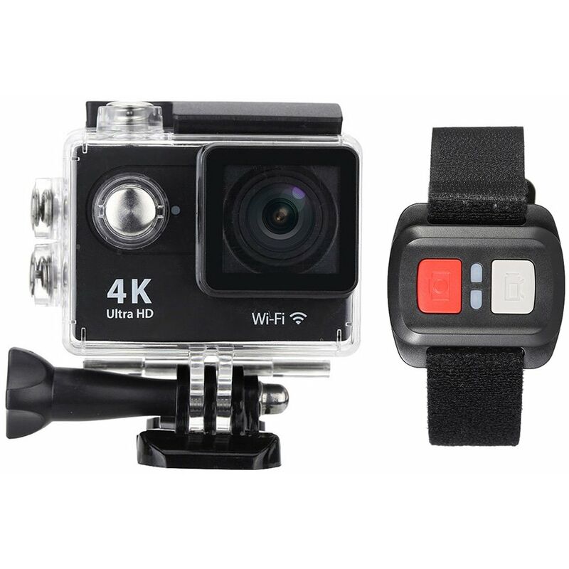 Happyshopping - 2.0 'LCD 4K (3840 * 2160) 15fps 1080P 60fps APLICACIoN Wifi Full HD 30M Camara de accion deportiva impermeable de 12MP DV Lente gran
Happyshopping - 2.0 'LCD 4K (3840 * 2160) 15fps 1080P 60fps APLICACIoN Wifi Full HD 30M Camara de accion deportiva impermeable de 12MP DV Lente gran