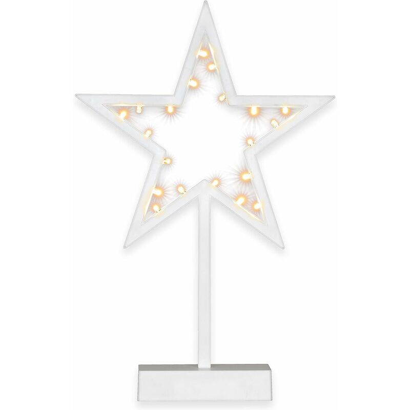 Abcrital - 20 LED estrella luminosa decorativa poinsettia blanco cálido estrella luminosa fría estrella decorativa 29cm
Abcrital - 20 LED estrella luminosa decorativa poinsettia blanco cálido estrella luminosa fría estrella decorativa 29cm