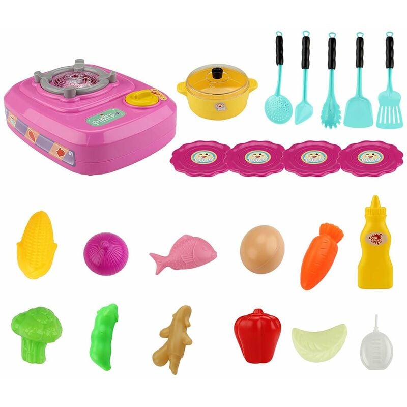 23PCS Kitchen Play Toy Simulacion de cocina Horno de gas Juguete para ninos Juego de cocina Juego de cocina Ollas Juego con comida de juego Verduras
23PCS Kitchen Play Toy Simulacion de cocina Horno de gas Juguete para ninos Juego de cocina Juego de cocina Ollas Juego con comida de juego Verduras