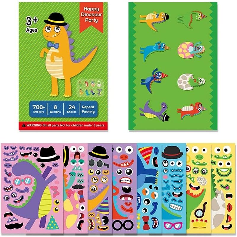 24 hojas de pegatinas para hacer un dinosaurio Haz tus propias pegatinas de dinosaurio Haz una cara de dinosaurio pegatinas DIY pegatinas de
24 hojas de pegatinas para hacer un dinosaurio Haz tus propias pegatinas de dinosaurio Haz una cara de dinosaurio pegatinas DIY pegatinas de