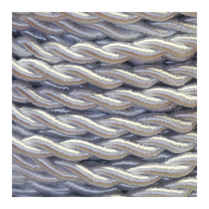 Bobina 25m. cable textil decorativo trenzado seda blanco 2x0,75mm.(Cordón D'or 0901210-BL)
Bobina 25m. cable textil decorativo trenzado seda blanco 2x0,75mm.(Cordón D'or 0901210-BL)