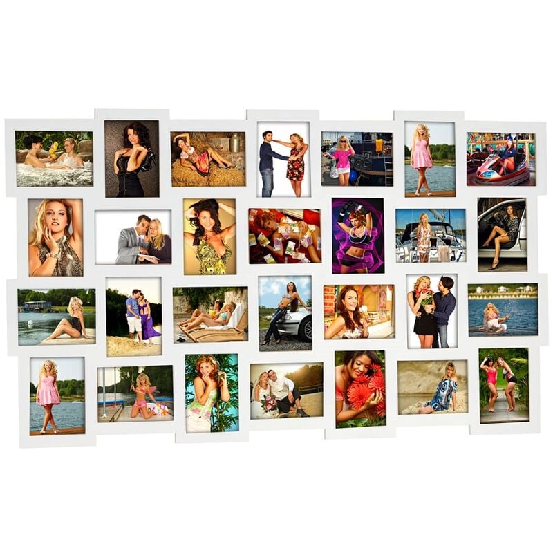 Marco de fotos para 28 fotos Marco para imágenes 10x15cm blanco Galería de fotos Marco de madera Collage marco decorativo decoración
Marco de fotos para 28 fotos Marco para imágenes 10x15cm blanco Galería de fotos Marco de madera Collage marco decorativo decoración