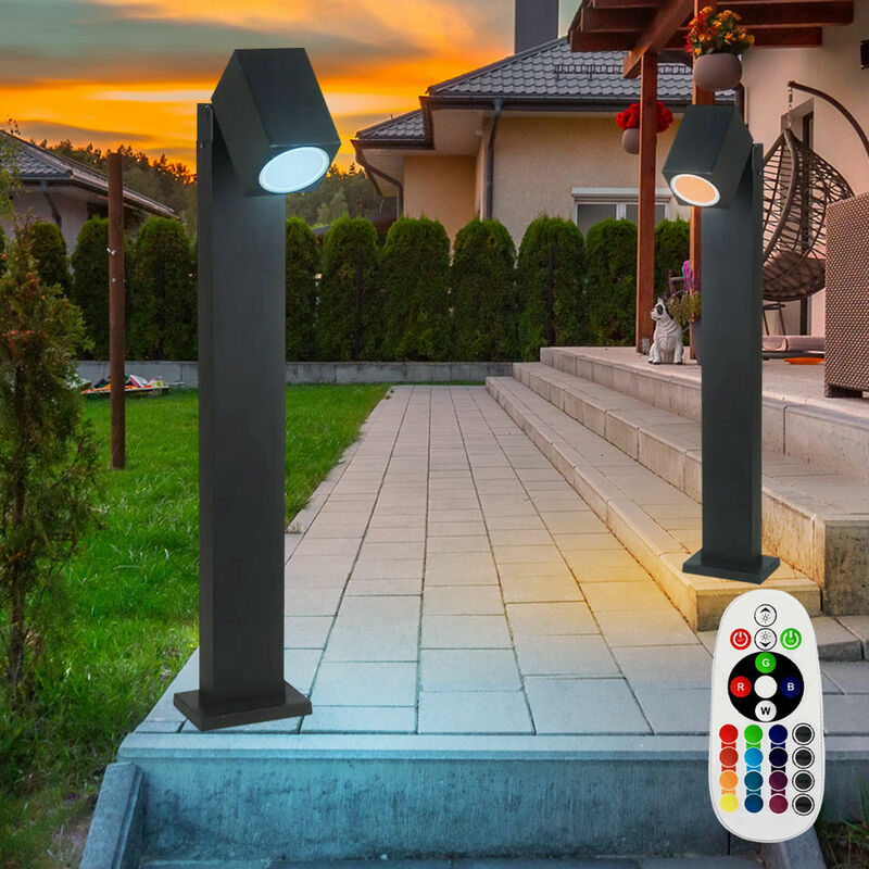 2x LED RGB para exteriores, lámpara de pie para jardín, veranda, patio, iluminación de camino, incluido control remoto
2x LED RGB para exteriores, lámpara de pie para jardín, veranda, patio, iluminación de camino, incluido control remoto