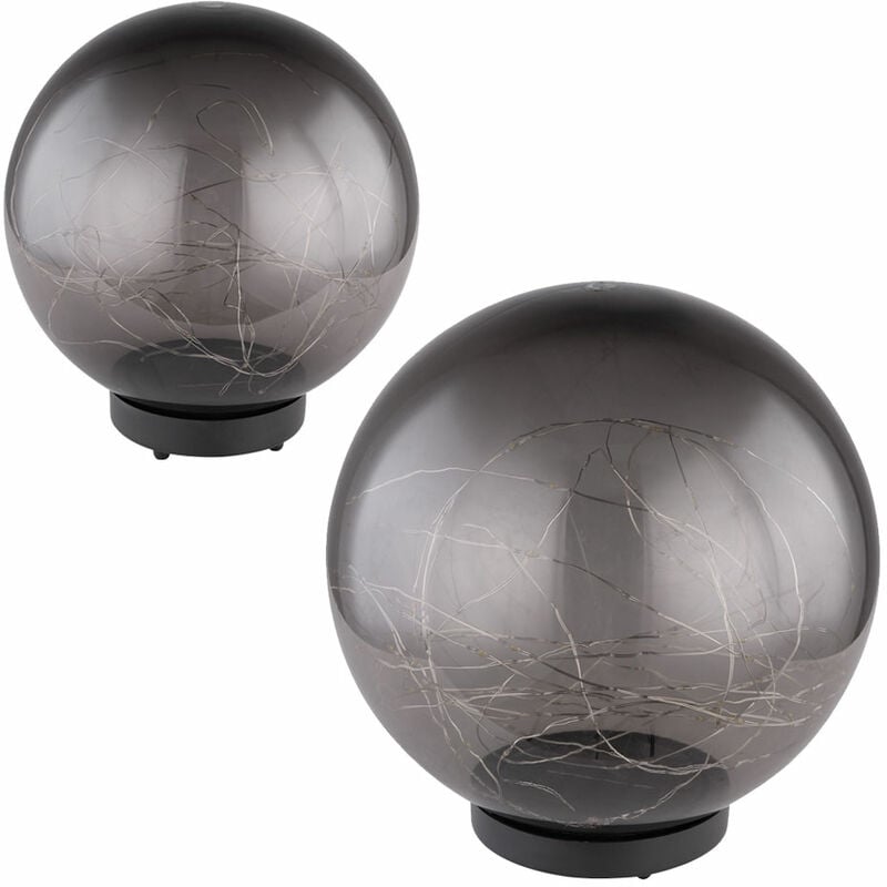 2x LED lámparas de bola solares decoración al aire libre focos de enchufe iluminación de camino de jardín luces de patio humo
2x LED lámparas de bola solares decoración al aire libre focos de enchufe iluminación de camino de jardín luces de patio humo