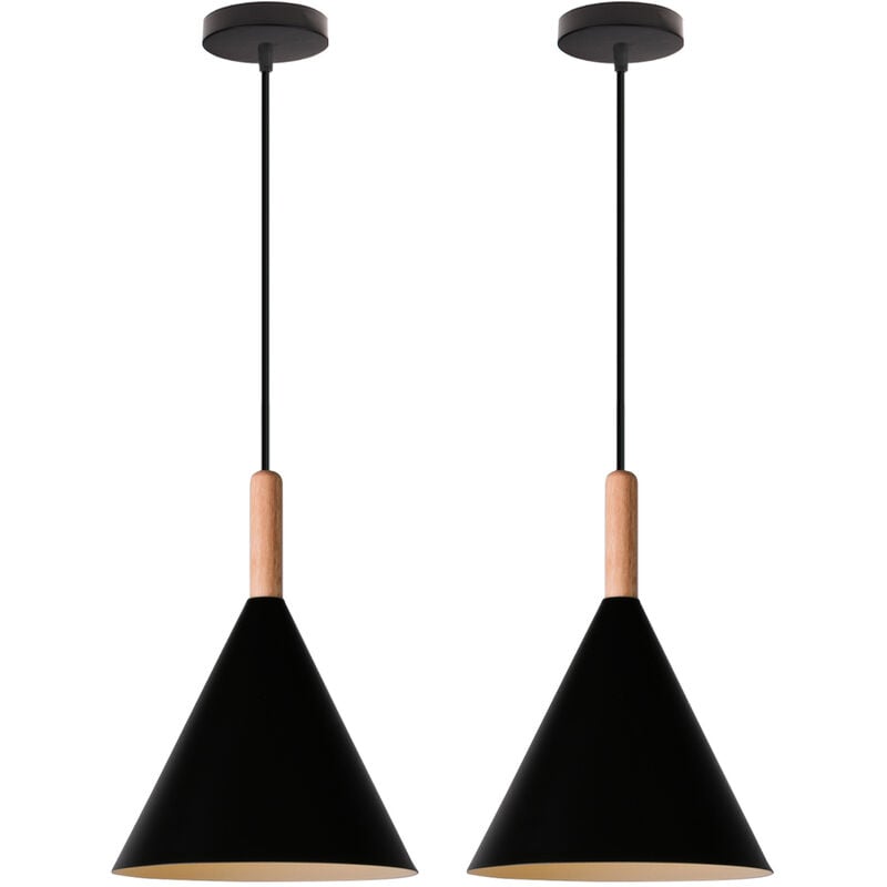 2X Lustre Retro (Negro) Lámpara de Techo Industrial Lámpara Colgante Vintage Colgante de Luz Antigua Moderna Base E27 para Casa de Campo Restaurante
2X Lustre Retro (Negro) Lámpara de Techo Industrial Lámpara Colgante Vintage Colgante de Luz Antigua Moderna Base E27 para Casa de Campo Restaurante