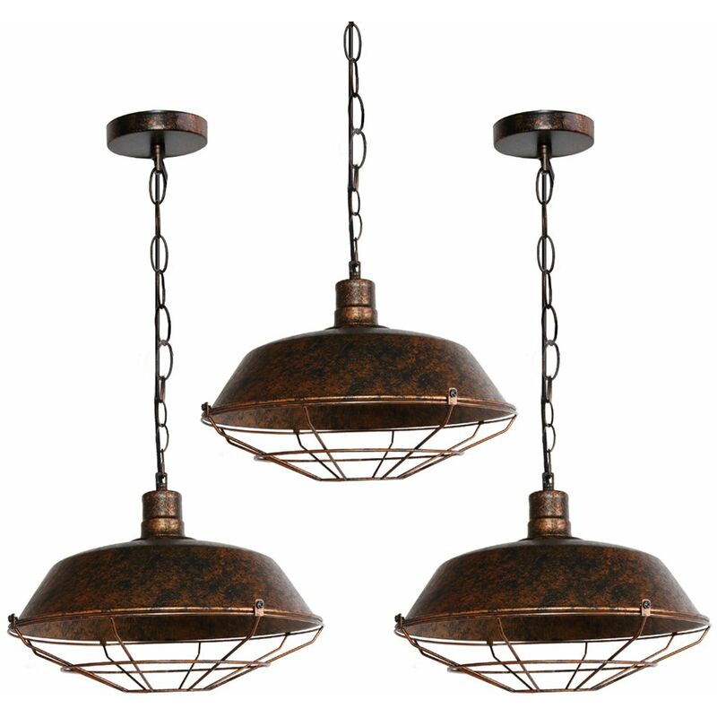 3 Piezas Lámpara de Techo Industrial Vintage Colgante de Luz Hierro de Metal Lámparas de Colgar Retro Lámparas de Colgar Antigua Oxido 360MM
3 Piezas Lámpara de Techo Industrial Vintage Colgante de Luz Hierro de Metal Lámparas de Colgar Retro Lámparas de Colgar Antigua Oxido 360MM