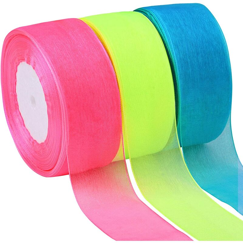 3 rollos de cintas de gasa navideñas para bodas, decoración del hogar, envoltura de regalos (azul, rosa roja, verde)
3 rollos de cintas de gasa navideñas para bodas, decoración del hogar, envoltura de regalos (azul, rosa roja, verde)
