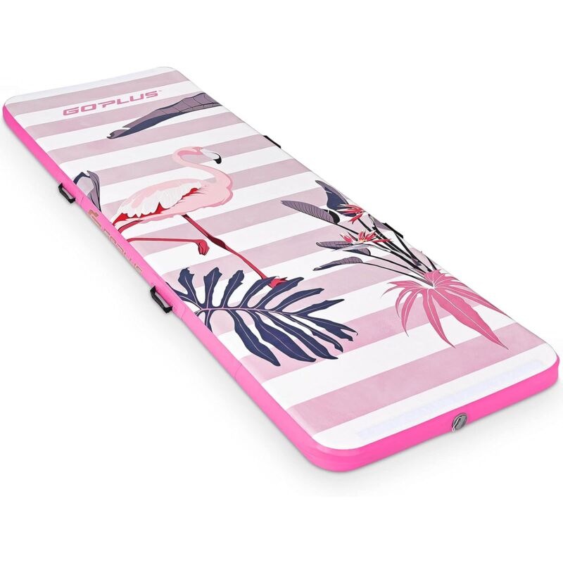 300 x 100 x 10cm Colchoneta Inflable Gimnasia Alfombrilla Hinchable con Bomba Eléctrica y Bolsa de Transporte para Yoga Entrenamiento Fitness (Rosa)
300 x 100 x 10cm Colchoneta Inflable Gimnasia Alfombrilla Hinchable con Bomba Eléctrica y Bolsa de Transporte para Yoga Entrenamiento Fitness (Rosa)