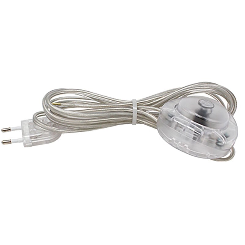 3m. conexión con interruptor de paso de pie transparente 2,5A 250V (Koala H038869)
3m. conexión con interruptor de paso de pie transparente 2,5A 250V (Koala H038869)