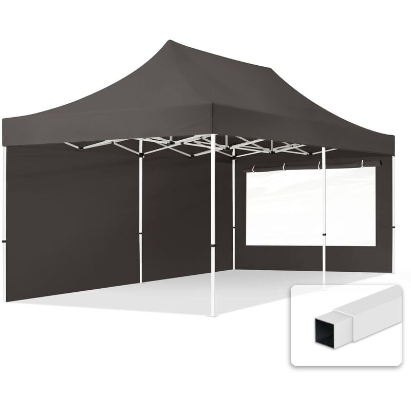 3x6m Gazebo plegable - 2 paneles laterales (panorámica) PES300 Gazebo plegable de acero Carpas de fiesta en el jardín gris - grigio
3x6m Gazebo plegable - 2 paneles laterales (panorámica) PES300 Gazebo plegable de acero Carpas de fiesta en el jardín gris - grigio