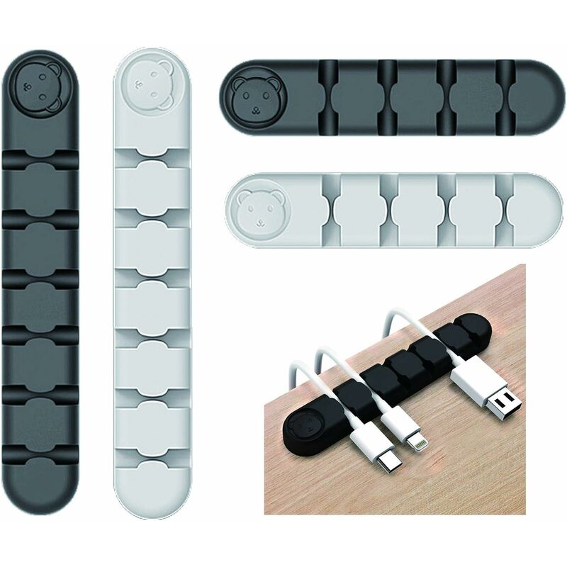 4 clips de cable organizador de escritorio, clips de silicona para cables, gestión de cables adhesivos, clips de soporte de cable, cables
4 clips de cable organizador de escritorio, clips de silicona para cables, gestión de cables adhesivos, clips de soporte de cable, cables