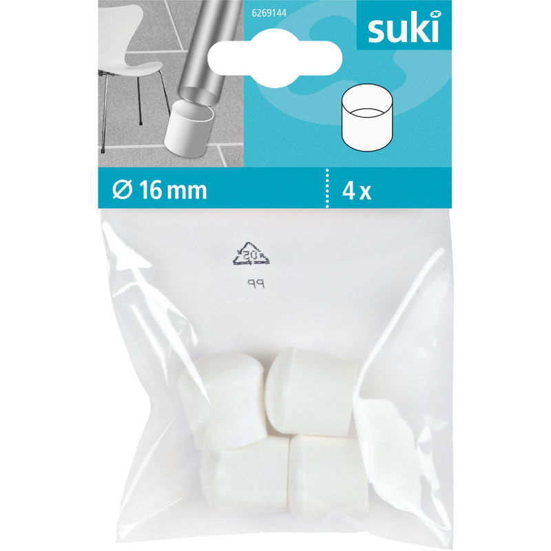 Fix-o-moll - 4 Conterass de plástico para patas redondas y acabado blanco con una medida D16mm
Fix-o-moll - 4 Conterass de plástico para patas redondas y acabado blanco con una medida D16mm