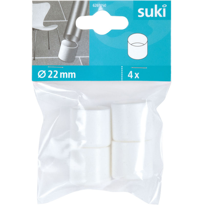 Fix-o-moll - 4 Conterass de plástico para patas redondas y acabado blanco con una medida D22mm
Fix-o-moll - 4 Conterass de plástico para patas redondas y acabado blanco con una medida D22mm