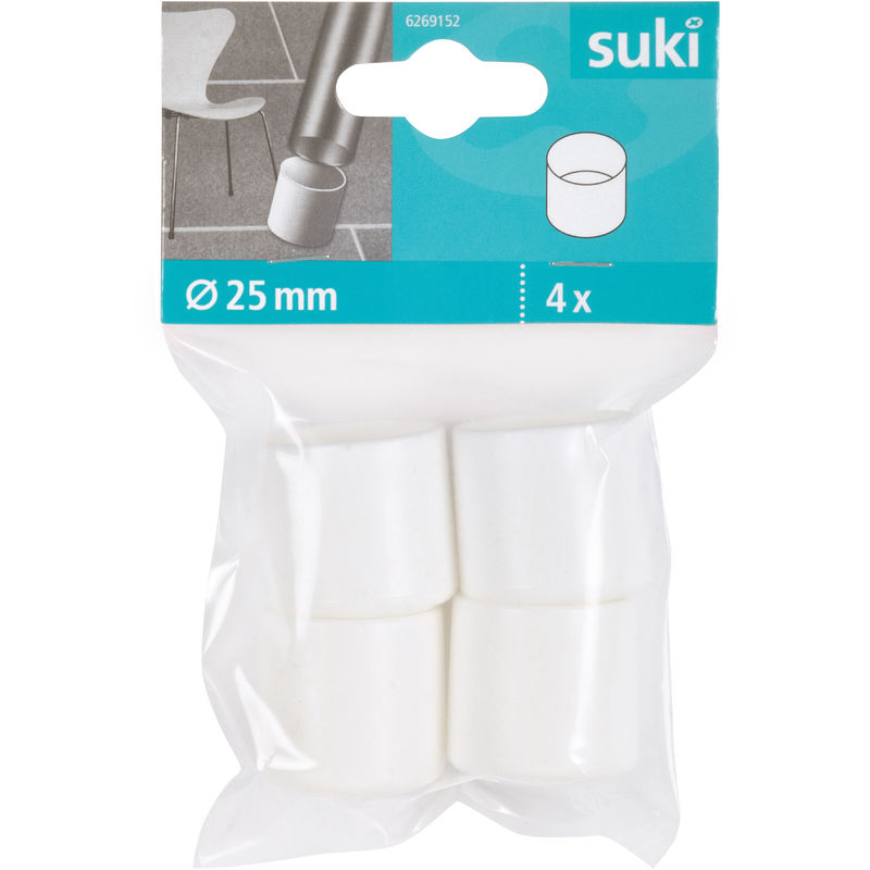 Fix-o-moll - 4 Conterass de plástico para patas redondas y acabado blanco con una medida D25mm
Fix-o-moll - 4 Conterass de plástico para patas redondas y acabado blanco con una medida D25mm