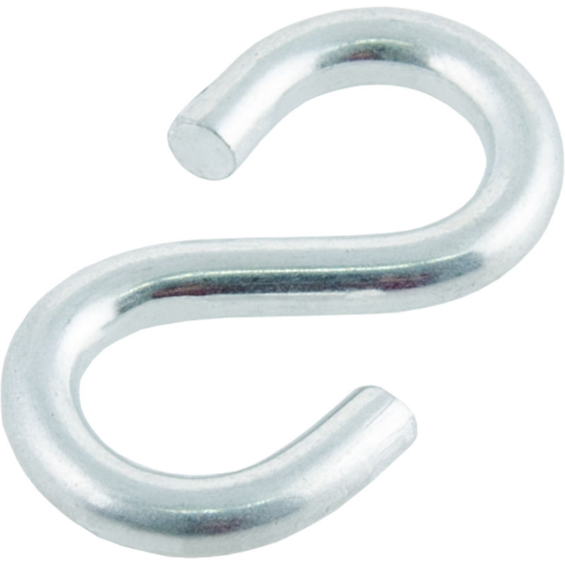 4 de gancho en S, cincado, grosor de 3,0x25mm