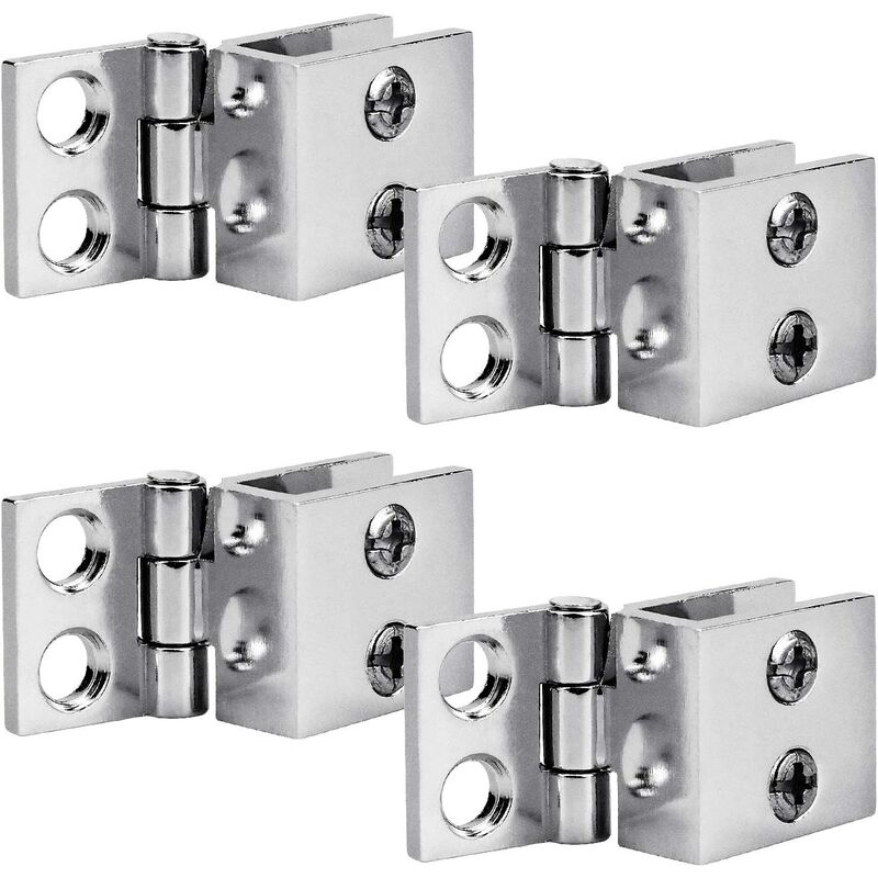 4 piezas de bisagras para puertas de vidrio, bisagras de clip para armarios de cocina, vitrinas, duchas, soporte de cobre 0 grados para ángulos de
4 piezas de bisagras para puertas de vidrio, bisagras de clip para armarios de cocina, vitrinas, duchas, soporte de cobre 0 grados para ángulos de