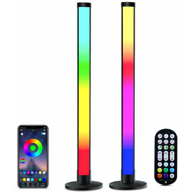 Happyshopping - 48Leds Atmosferas de escritorio inteligentes Lampara decorativa de atenuacion de brillo de luz con control remoto para decoraciones
Happyshopping - 48Leds Atmosferas de escritorio inteligentes Lampara decorativa de atenuacion de brillo de luz con control remoto para decoraciones