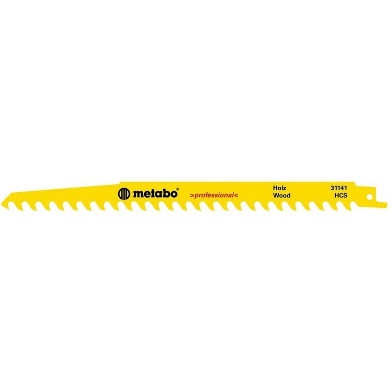 Metabo - 631490000 Blister de 5 hojas de sierra de sable Madera leña Triscado afilado HCS 240x1,25 mm
Metabo - 631490000 Blister de 5 hojas de sierra de sable Madera leña Triscado afilado HCS 240x1,25 mm