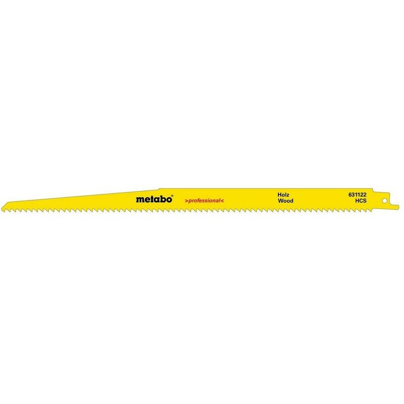 Metabo - 631472000 Blister de 5 hojas de sierra de sable Madera Plástico Triscado afilado HCS 300x1,25 mm
Metabo - 631472000 Blister de 5 hojas de sierra de sable Madera Plástico Triscado afilado HCS 300x1,25 mm