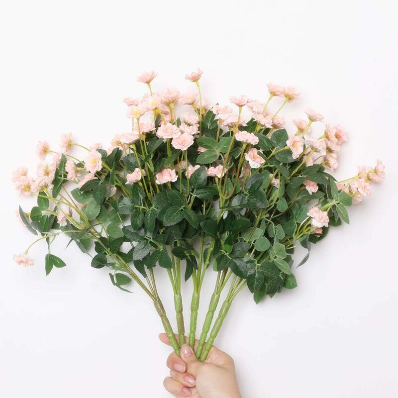 5 ramos de flores silvestres artificiales, mini ramos de rosas de té de seda salvaje falsos de la naturaleza para la decoración del jardín del
5 ramos de flores silvestres artificiales, mini ramos de rosas de té de seda salvaje falsos de la naturaleza para la decoración del jardín del