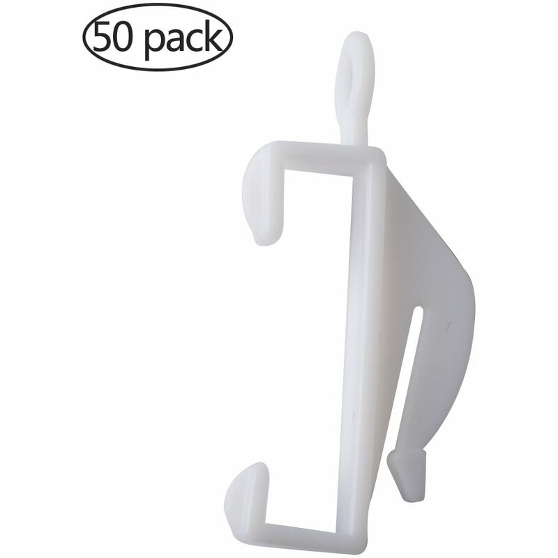 Abcrital - 50 piezas de clips de cenefa de cortina de ventana, ganchos de clip de bloqueo de cinta de cortina de bloqueo de profundidad ajustable de
Abcrital - 50 piezas de clips de cenefa de cortina de ventana, ganchos de clip de bloqueo de cinta de cortina de bloqueo de profundidad ajustable de