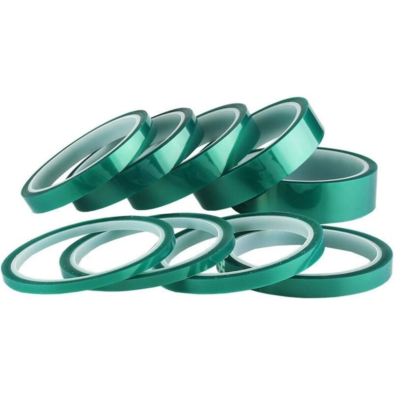 9 piezas de cinta adhesiva PET de alta temperatura , Cinta adhesiva de poliéster resistente al calor con adhesivo de silicona para pintar, placas de
9 piezas de cinta adhesiva PET de alta temperatura , Cinta adhesiva de poliéster resistente al calor con adhesivo de silicona para pintar, placas de