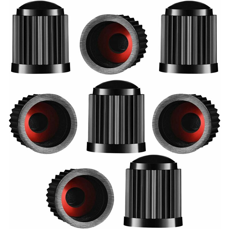 Litzee - 8 tapones de válvula para neumáticos, de plástico, para coche, con anillo de sellado para SUV, moto, camiones, bicicletas, color negro
Litzee - 8 tapones de válvula para neumáticos, de plástico, para coche, con anillo de sellado para SUV, moto, camiones, bicicletas, color negro