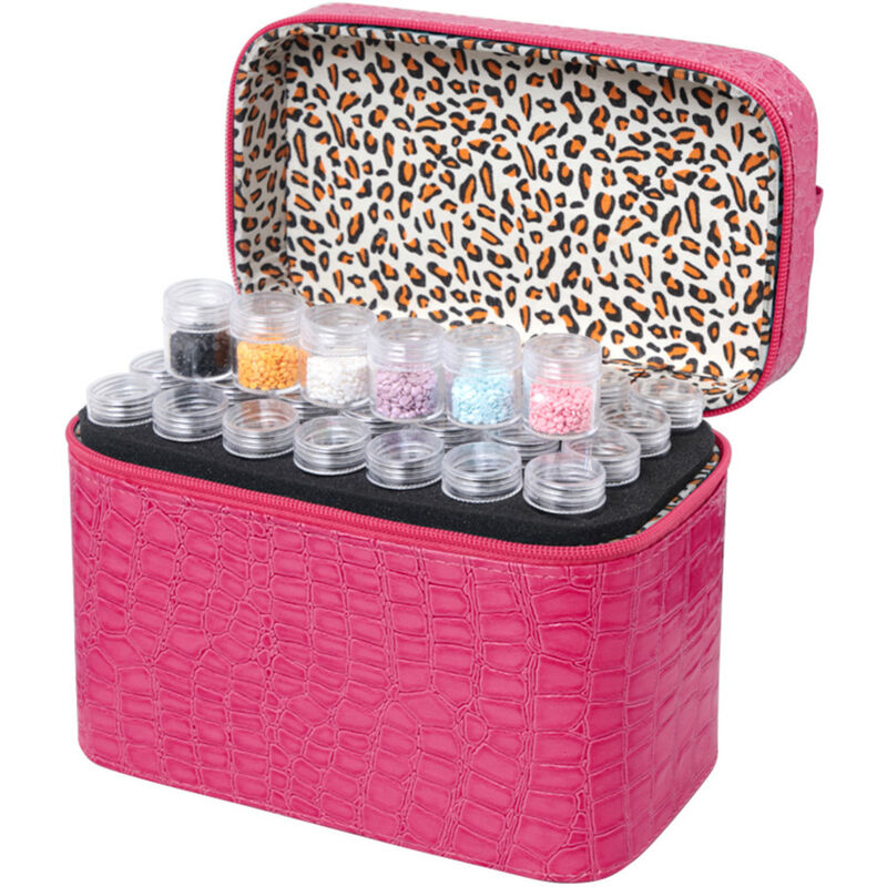 Caja de almacenamiento de diamantes de 84 ranuras, accesorio de pintura de diamantes de imitacion,Rosa roja
Caja de almacenamiento de diamantes de 84 ranuras, accesorio de pintura de diamantes de imitacion,Rosa roja