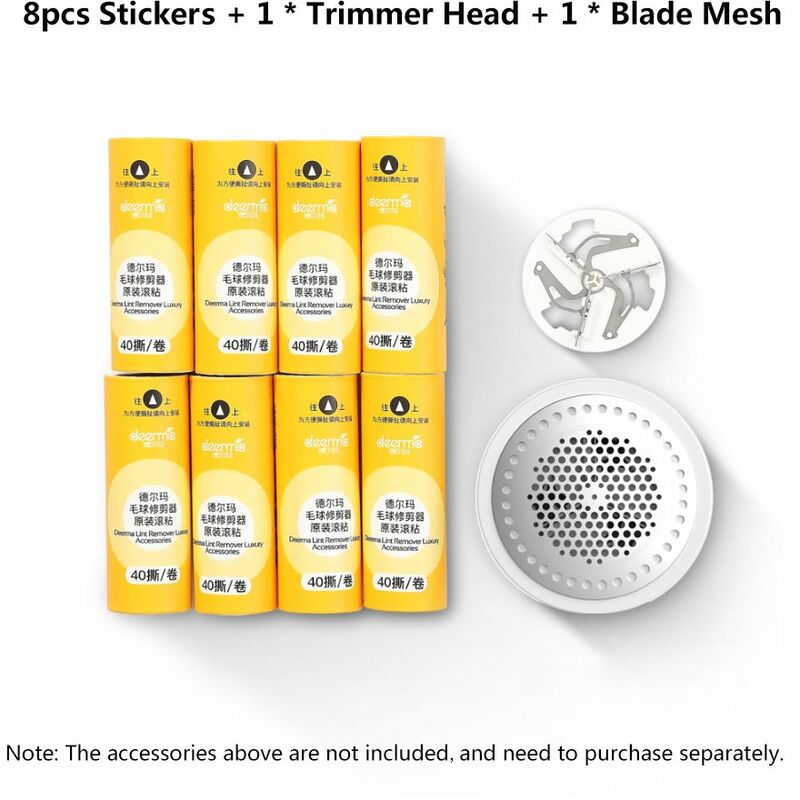 8pcs etiqueta + cabezal de corte de la hoja + malla para pelusa Ropa de pelo removedor de la bola - Deerma
8pcs etiqueta + cabezal de corte de la hoja + malla para pelusa Ropa de pelo removedor de la bola - Deerma