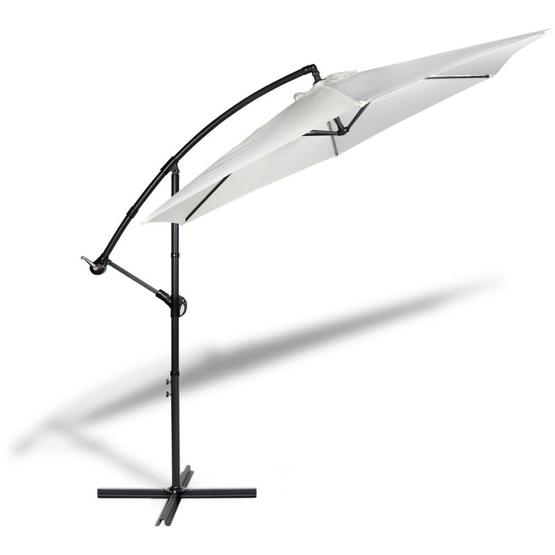 909 OUTDOOR Sombrilla Playa Grande, Sombrilla protección UV, Sombrilla de jardín para Exterior Ø 3x2,5m, Sombrilla Plegable antiviento de Color Blanco
909 OUTDOOR Sombrilla Playa Grande, Sombrilla protección UV, Sombrilla de jardín para Exterior Ø 3x2,5m, Sombrilla Plegable antiviento de Color Blanco