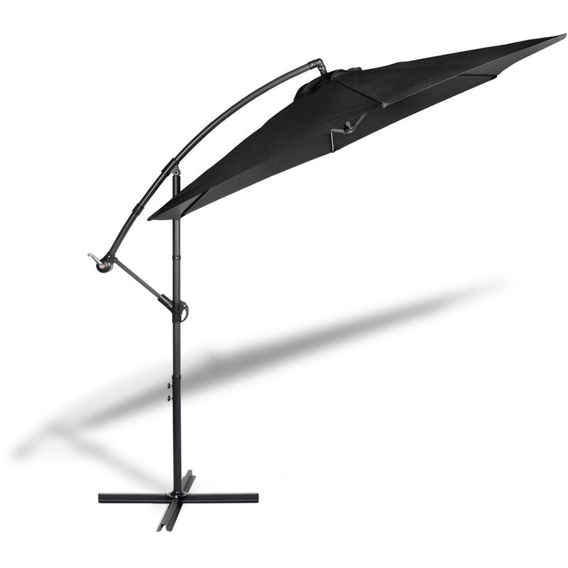 909 OUTDOOR Sombrilla Playa Grande, Sombrilla protección UV, Sombrilla de jardín para Exterior Ø 3x2,5m, Sombrilla Plegable antiviento de Color Negro
909 OUTDOOR Sombrilla Playa Grande, Sombrilla protección UV, Sombrilla de jardín para Exterior Ø 3x2,5m, Sombrilla Plegable antiviento de Color Negro