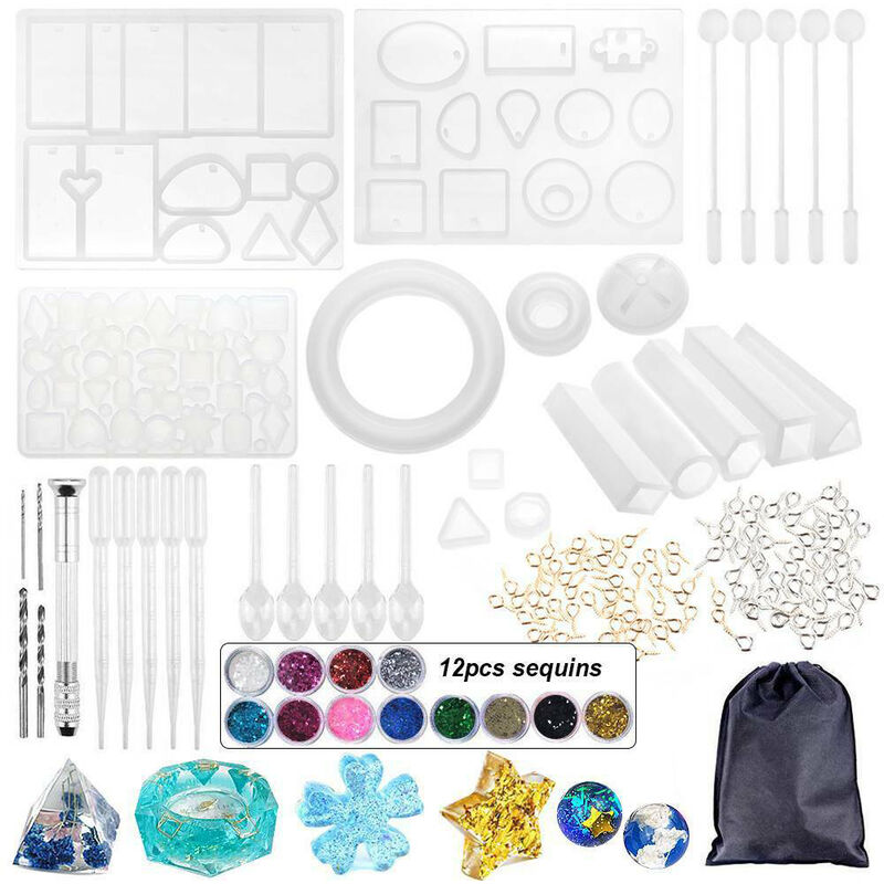 94 Uds molde de silicona de fundicion de resina DIY tecnologia de fabricacion de colgantes de resina para joyeria
94 Uds molde de silicona de fundicion de resina DIY tecnologia de fabricacion de colgantes de resina para joyeria